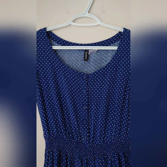 H&M Divided Blue Polkadot Mini Dress - Picture 5 of 6